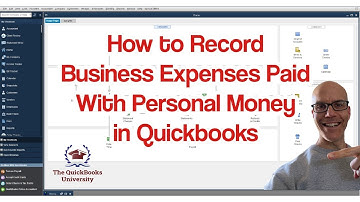 How to Record Business Expenses Paid with Personal Money in Quickbooks