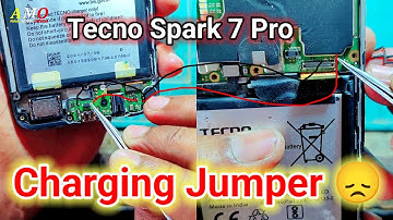 Tecno Spark 7 Pro Charging Jumper Tecno Spark 7 Charging Problem Charging Not Work Charging Error