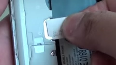 Samsung Galaxy S5 Mini: How to Insert / Remove SIM Card