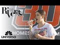 Jacqie sings National Anthem at NASCAR | The Riveras | Universo