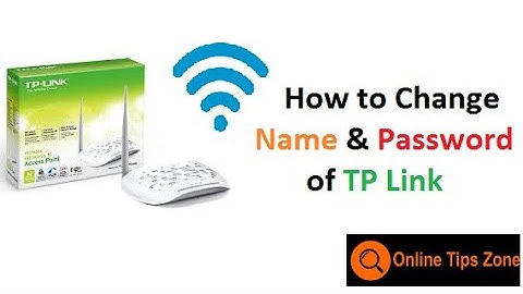 How To Change WIFI Name (SSID) in TP Link Router