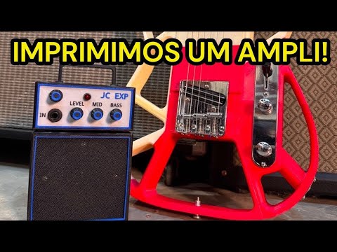 QUAL O SOM DE UM AMPLIFICADOR FEITO DE PLÁSTICO, IMPRESSO EM CASA?