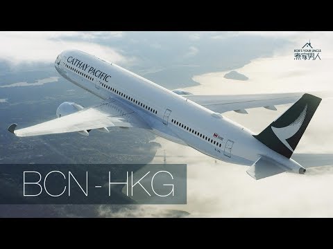 國泰航空 A350-900 商務艙 (巴塞隆拿 - 香港) Cathay Pacific A350-900 Business Class (BCN to HKG)