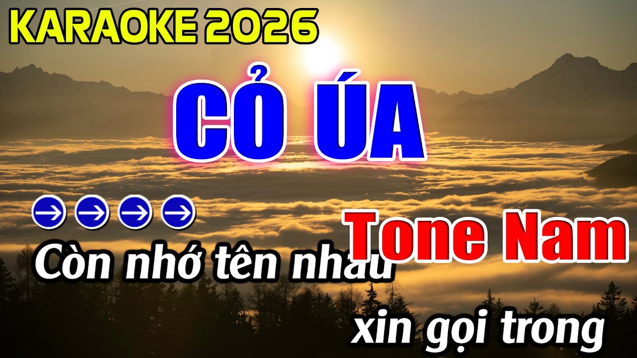 Cỏ Úa Karaoke Tone Nam Karaoke Hoàng Giang 62