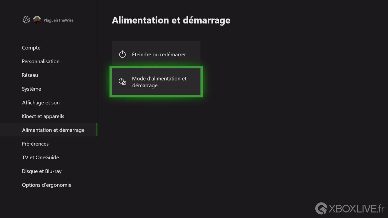 Tutoriel Xbox One Regler L Arret Automatique Youtube