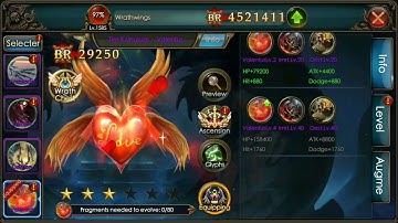 Legacy of Discord 60MIL BR Character Overview