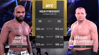 Jon Jones vs Alexander Emelianenko Full Fight - UFC 5 Fight Night