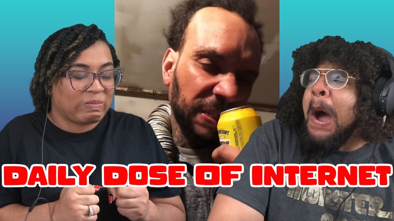 Daily Dose Of Internet: He BITES His SODA Open! | REACTION ft. Chavezz