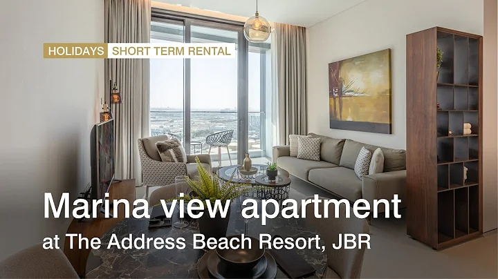Marina view apartment at The Address Beach Resort, JBR | haus & haus Holiday Homes