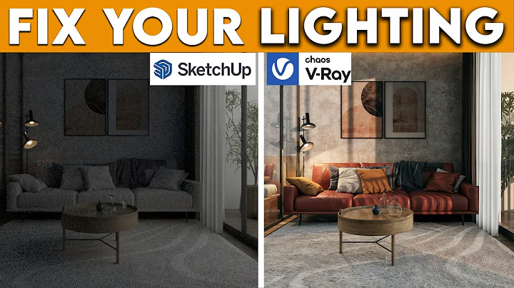 V-Ray INTERIOR LIGHTING Set-up| SketchUp & V-Ray