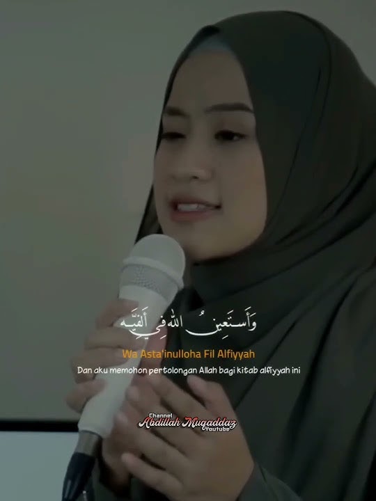 Story Wa Nadhom Alfiyah Cover Ai Khodijah 'Story Wa Berhijab Viral Tiktok 2022' #abdillahmuqaddaz