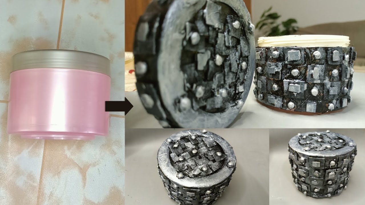 Unbelievable plastic jar reuse idea||Don't throw waste bottle||Antique art on waste jar