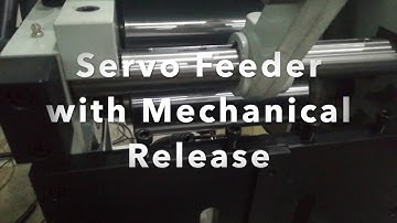 servo roll feeder machine with mechanical release NCF HongEr coil handling solutions