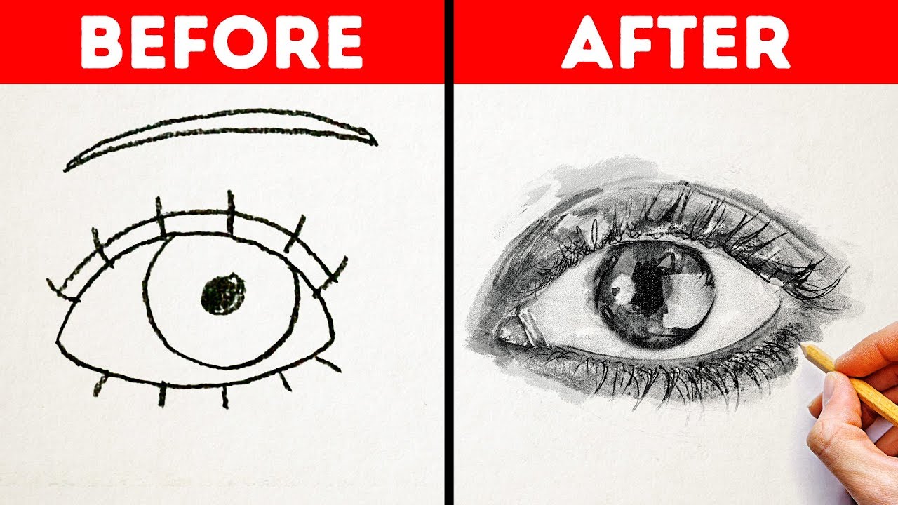 How To Draw Like A Pro Easy Drawing Tutorials And Tips Youtube