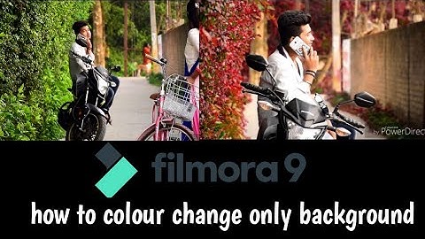 How to Change Colour Only Background in Filmora 9 | Very Easy Method