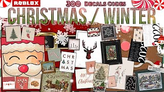 Decals Codes Christmas & Winter | Decals Ids | Bloxburg ROBLOX