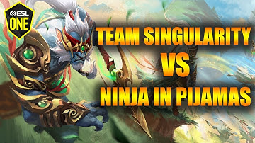 Team Singularity VS NiP - ESL One Los Angeles 2020 EU Closed Qualifier | Dota 2