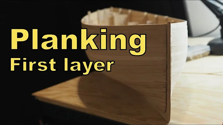 First layer of PLANKING - Ship modeling FIFIE - Pa...