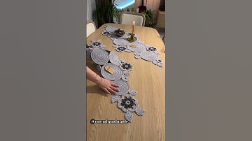 #crochet #tablerunner #handmade #tığişi #diy #tutorial #tutorials