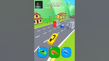 Shape-shifting Funny Race Gameplay new hyper casual game Level-1930 #shorts #gameplay #shapeshifting