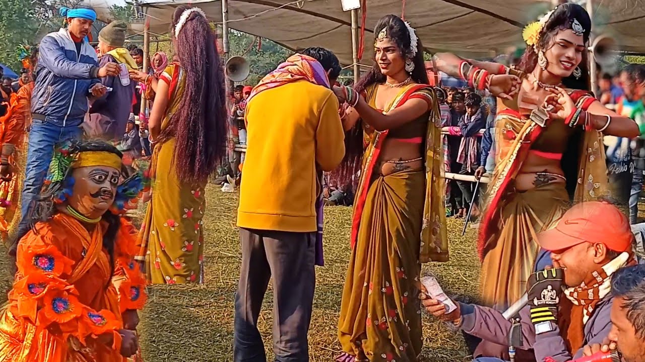  সবাই কে 100টাকা করে ফেরি /Tapan mahato kirat kiratin nach/Mohammad ansari chhau nach/Star purulia
