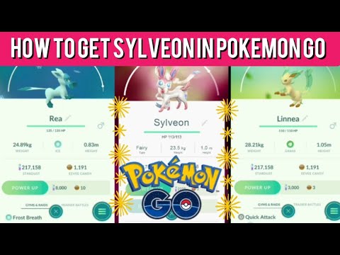 How to evolve eevee into sylveon | Names for eevee evolutions