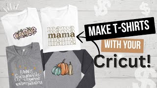 how to make t-shirts with cricut maker 3 ... 4 ways!!