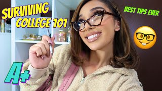 HOW TO SURVIVE COLLEGE 101! 13 TIPS TO HELP GET YOU THROUGH IT🤓