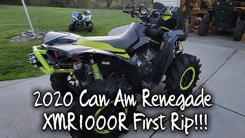 2020 Can Am Renegade XMR 1000r First Rip!!