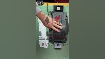 How it’s made SHUFFLE MACHINE OTS One2Six with face recognition microcamera spy system for cards