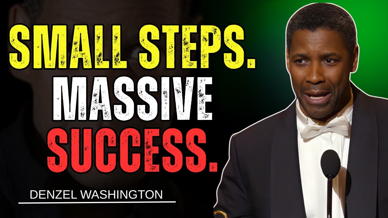 Think Bigger Than Fear, Start Smaller Than Doubt, Win Beyond Limits | Denzel Washington Motivational