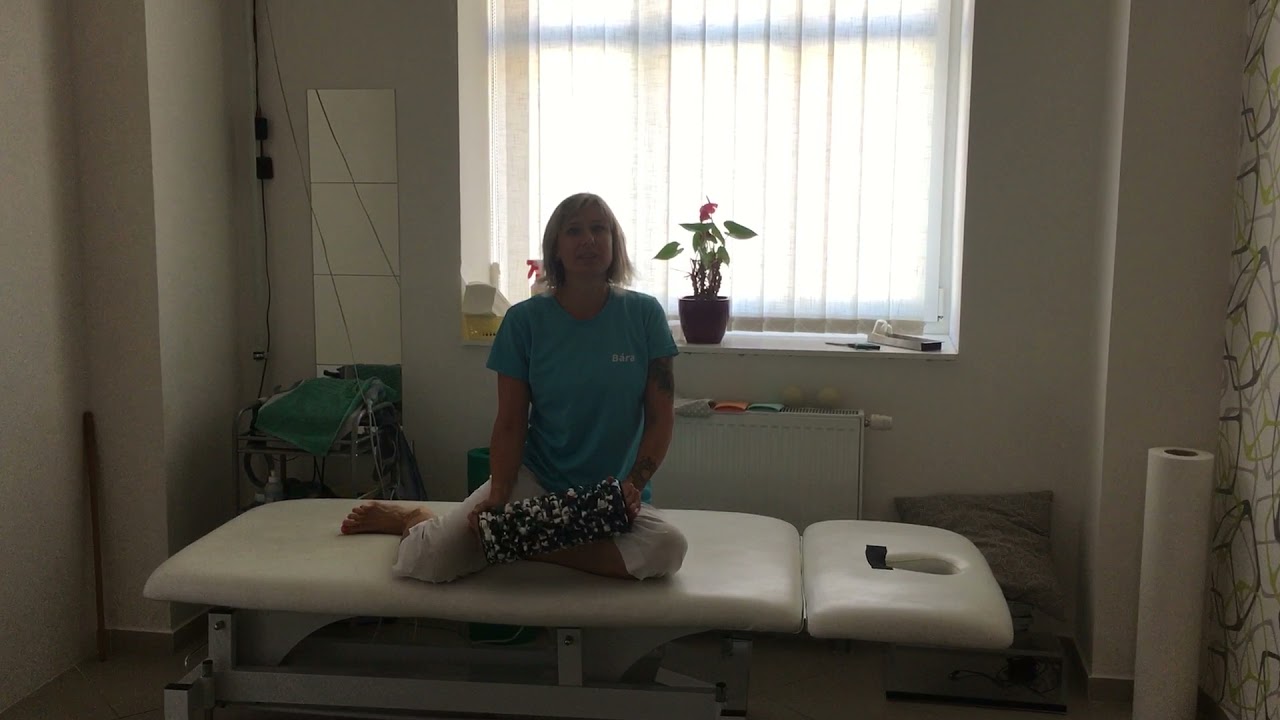 Uvolnění a cvičení na přední, boční a zadní stranu stehna.