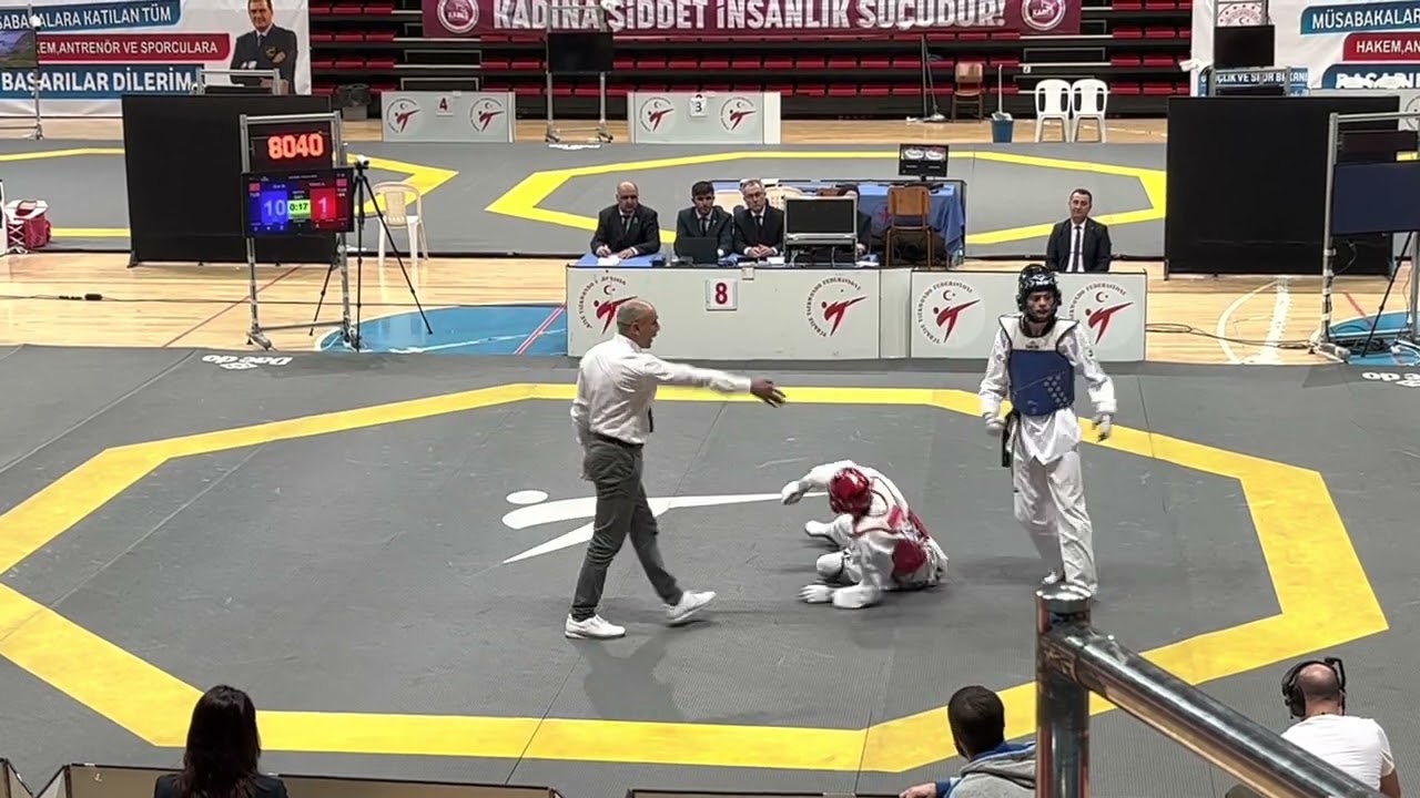 Berkay Erer Ahmet Küskü Büyükler Türkiye Taekwondo Şampiyonası 63 kg Final