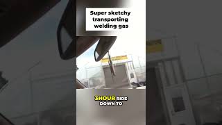 Sketchy 3-Hour Drive for Welding Gas #shorts