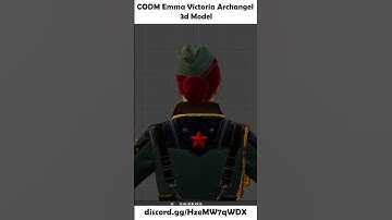 CODM Emma Victoria Archangel 3d Model | Call of Duty Mobile 3d Models #Shorts #callofdutymobile