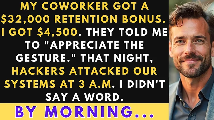 My Coworker Got a $32,000 Retention Bonus. I Got $4,500—So I Walked Out at 3 A.M | Corporate Revenge