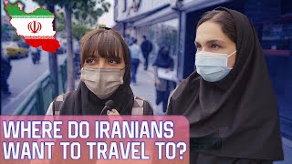 Where do Iranians want to travel to