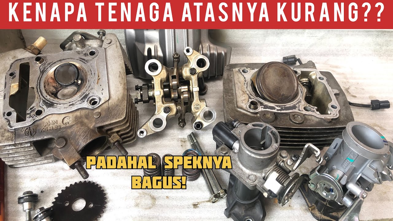 Mesin CRF 150L & Verza kenapa Gak  Bisa kenceng? Lemot? Kalah sama Honda GL ? Ini penyebabnya,,