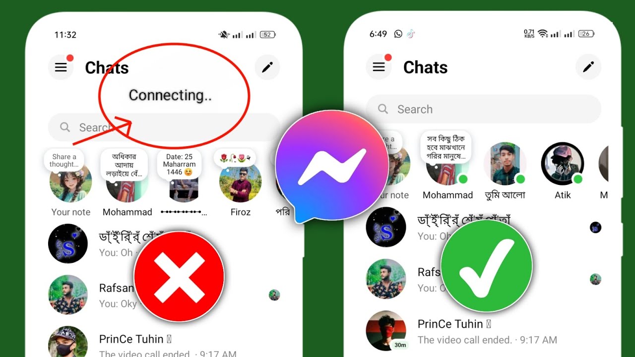 How to Fix Messenger Connecting Problem (2024) | Messenger Not ...