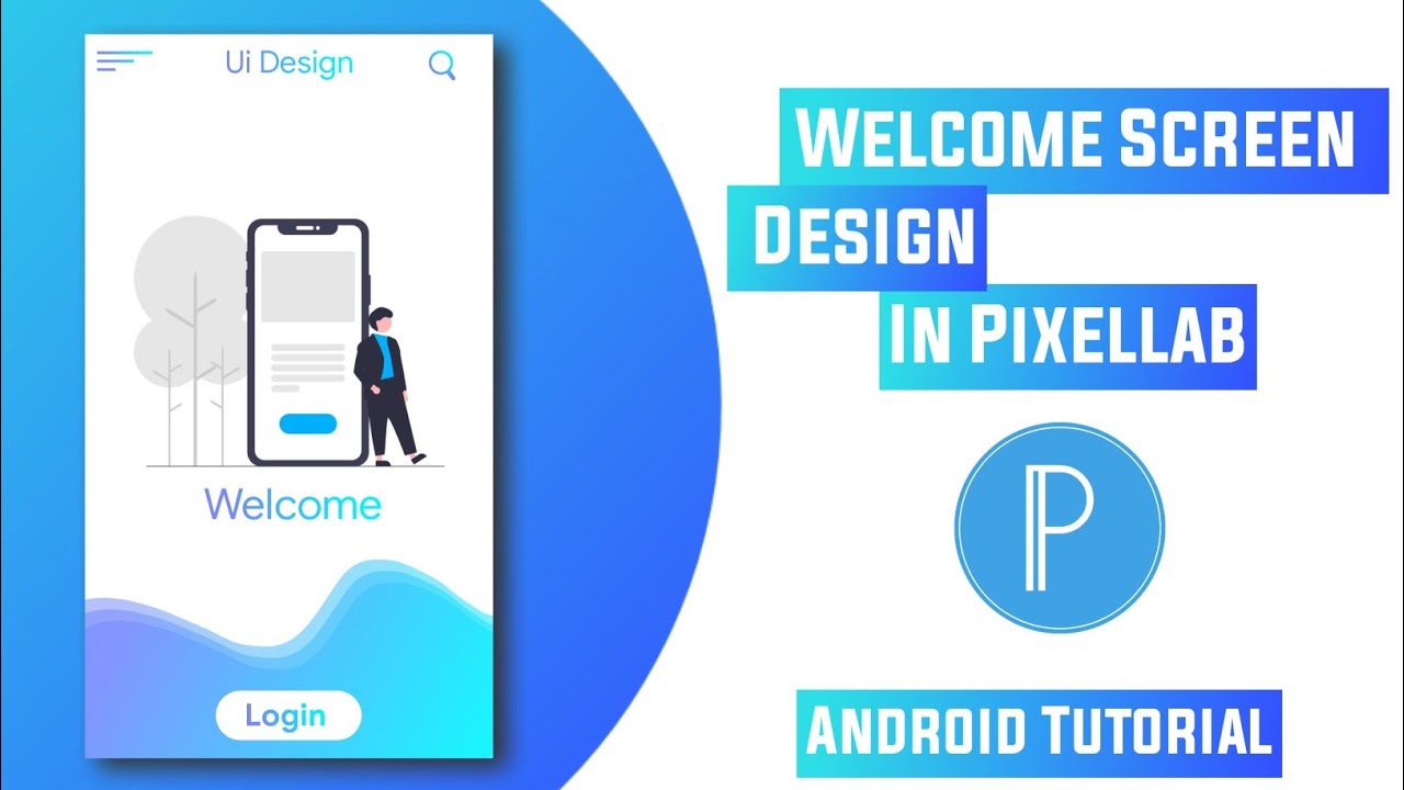 Welcome Screen Ui Design For Mobile Applicationsmobile App Welcome