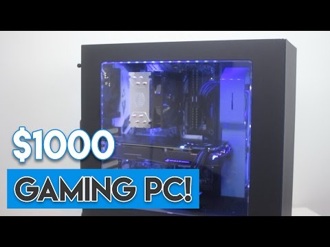 GTX 1070 Gaming PC Build For Under $1000 2017! [4K & VR GAMING