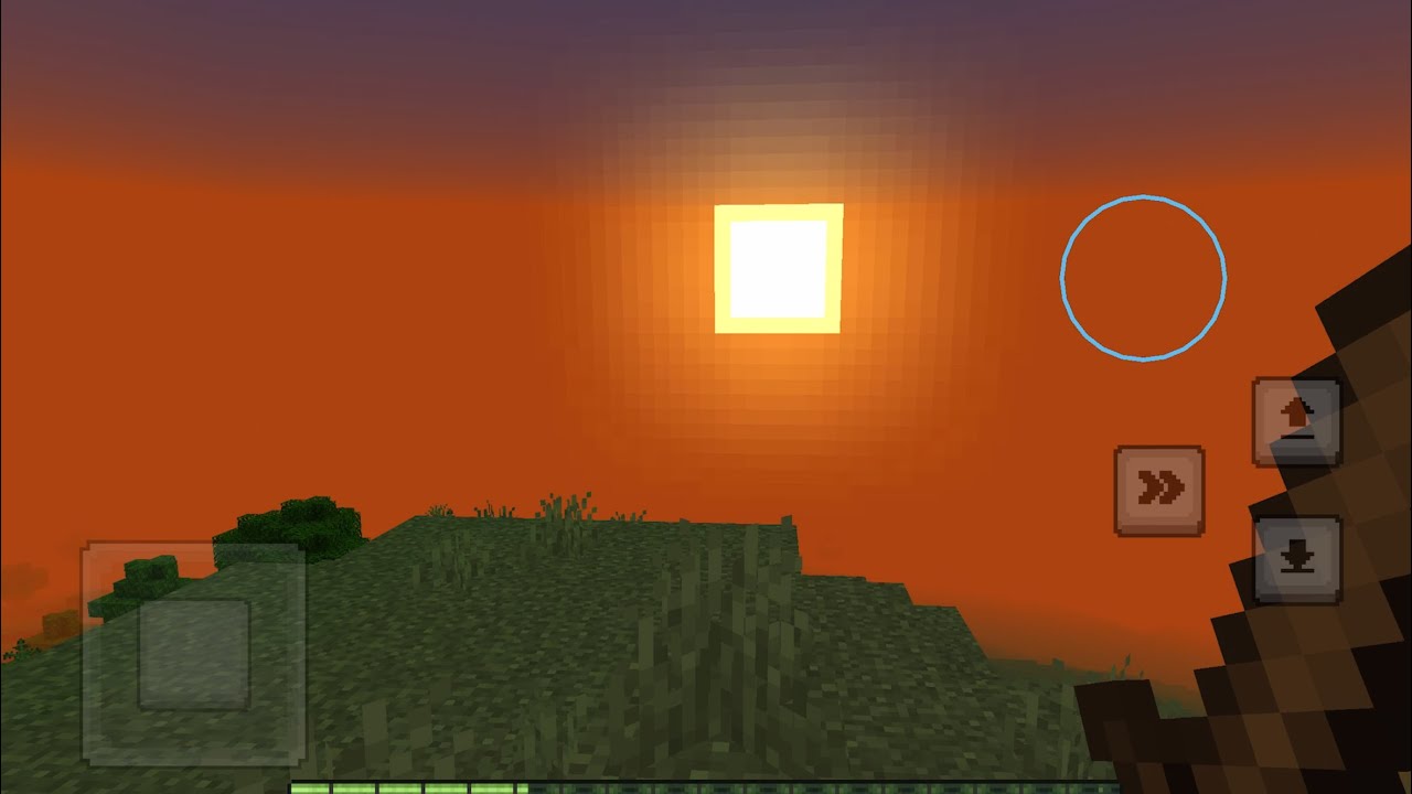 Just a Minecraft sunset - YouTube