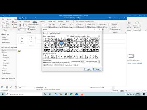 How to Insert Emoji and 3D Models into an email in Outlook - Office 365