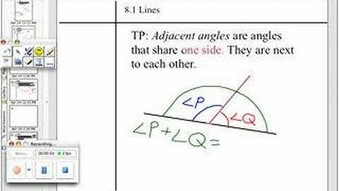 Adjacent Angles