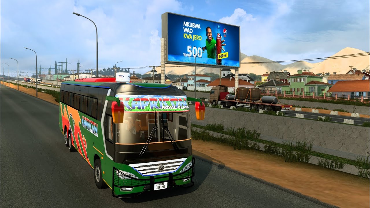 KUJIFUNZA JINSI  YA KUSET MSKANI/MSTERING NDANI  YA BUS/HOW TO SET DRIVING WHEEL IN THE BUS IN ETS2