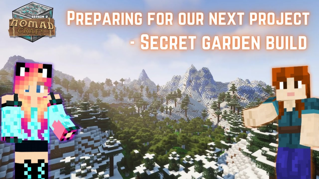 Preparing For A Secret Garden Project On The Nomad Craft Server - YouTube