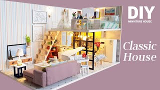 DIY Miniature Dollhouse KitㅣClassic houseㅣ클래식 하우스ㅣ미니어쳐하우스ㅣ박소소(soso miniature)