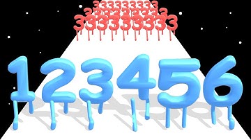 LEVEL NUMBER RUN: Number Stack Master, Math Games MAX LEVEL!