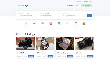 Osclass Theme Delta - Bright star between themes for classifieds