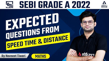 SEBI Grade A 2022 Notification | SEBI Grade A Maths Class | Speed, Time & Distance by Navneet Tiwari